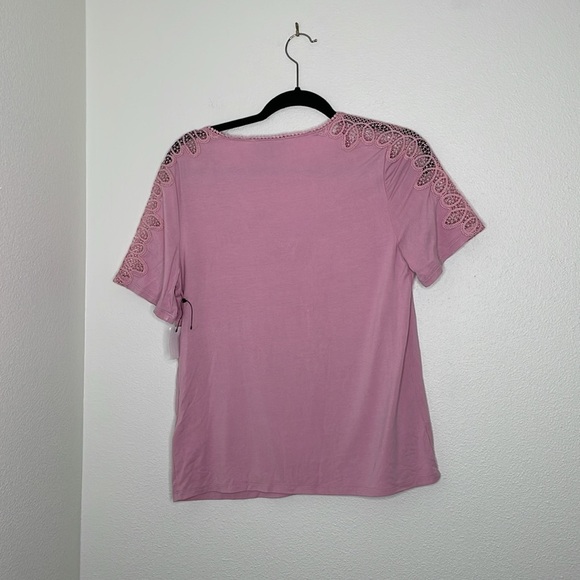 NWT Laundry by Shelli Segal Pink T-shirt - Picture 5 of 8